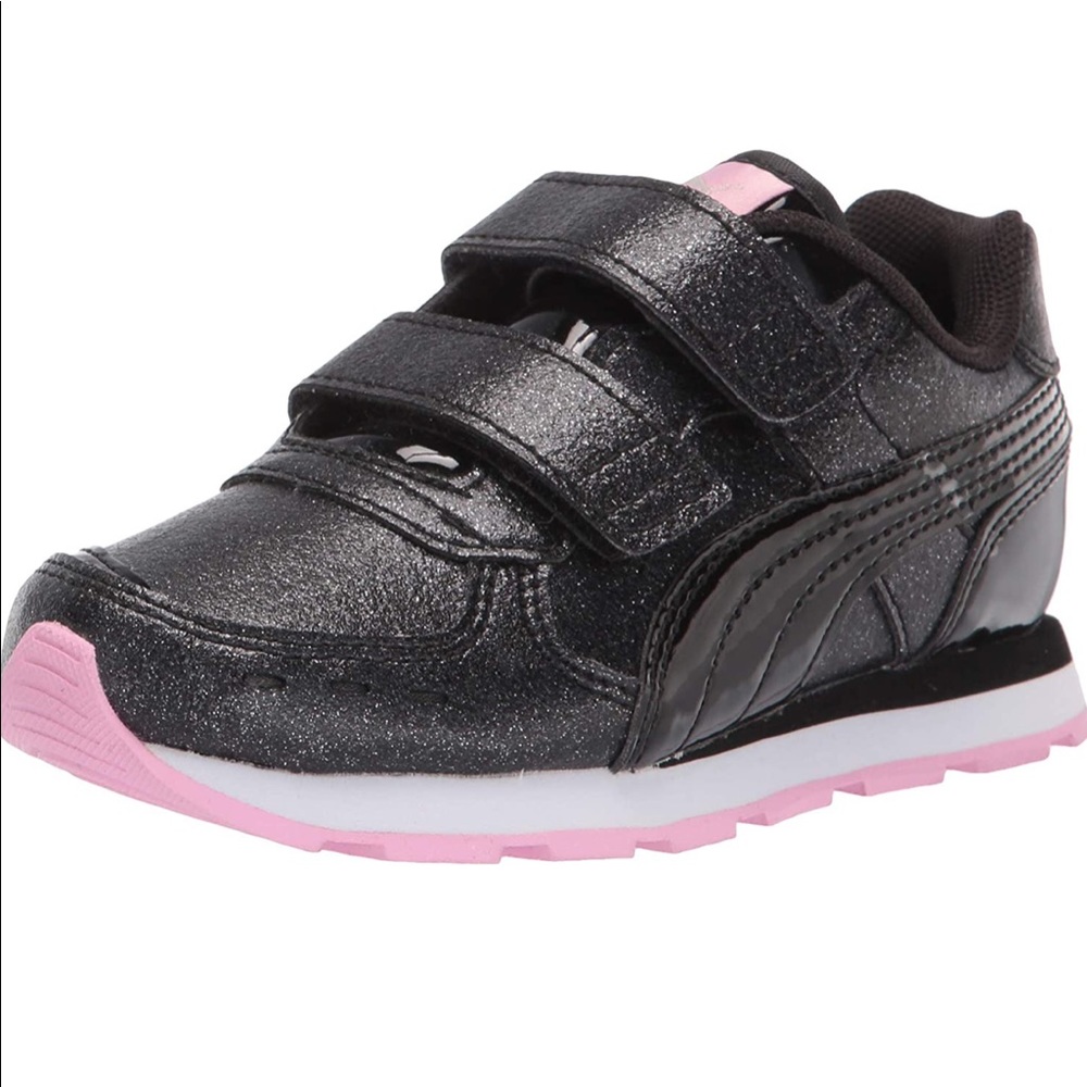 PUMA Black Vista Glitz V Sneakers